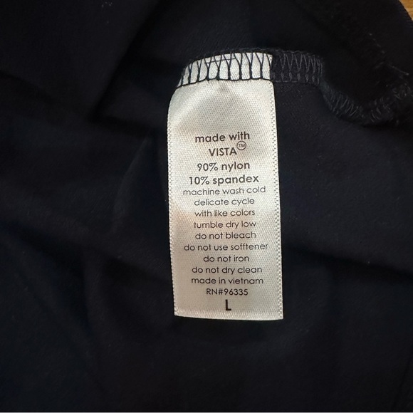 NWT Susana Monaco Knit Skater Dress size L - Midnight - Picture 6 of 7